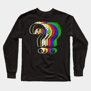 The colourful Question mark Long Sleeve T-Shirt